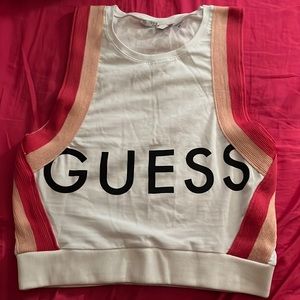 guess crop top shirt